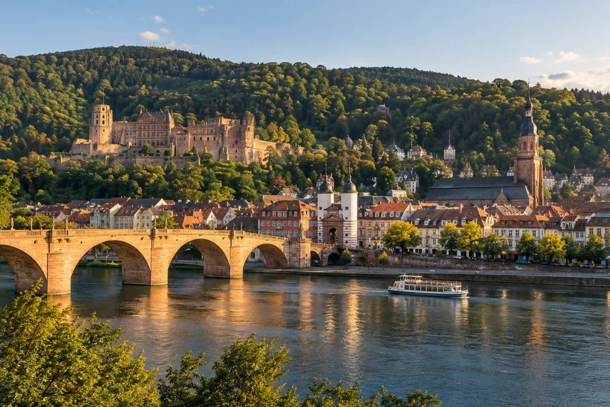 Illustrative view of Heidelberg, Germany